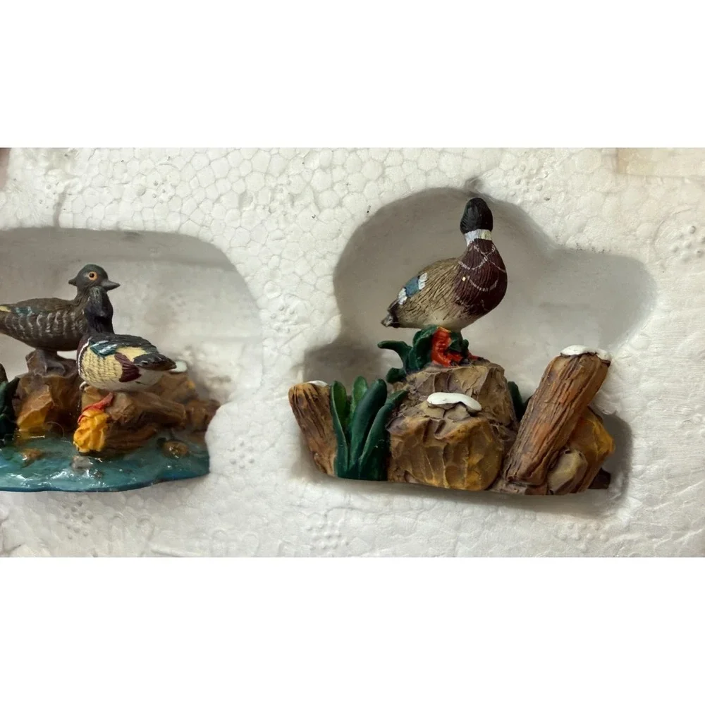 Department 56 Village Accessories Mallard and Wood Duck Set of 2